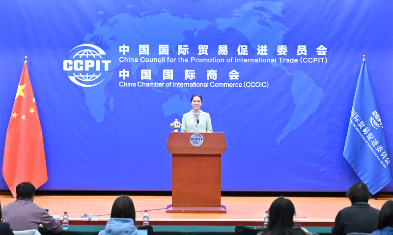 Yang Fan, a spokesperson for China Council for the Promotion of International Trade (CCPIT) Photo: CCPIT