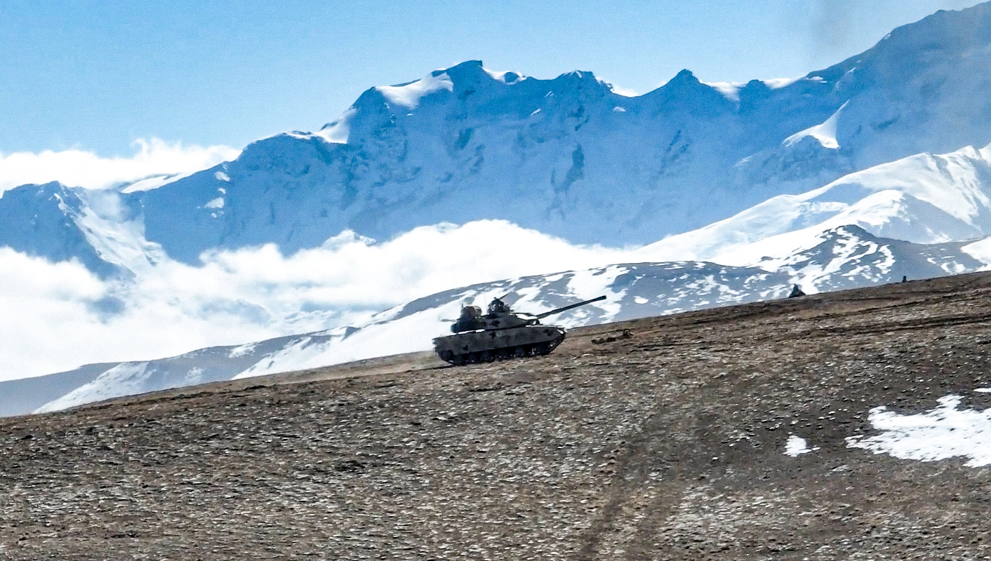 ZTQ-15 light tanks in comprehensive training exercise