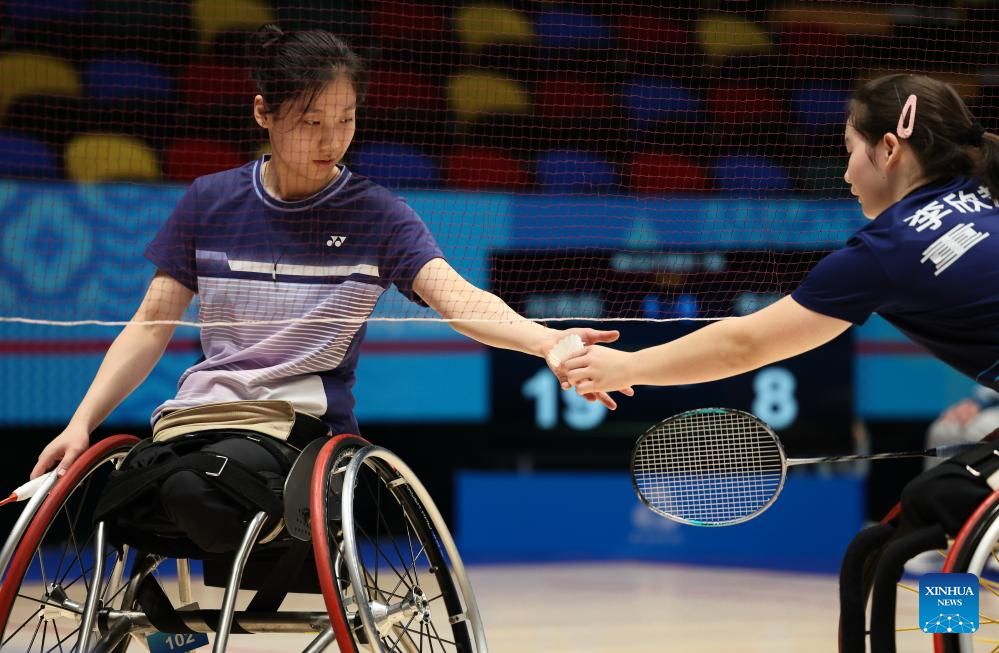 Highlights of para badminton at China's 12th National Games for Persons with Disabilities